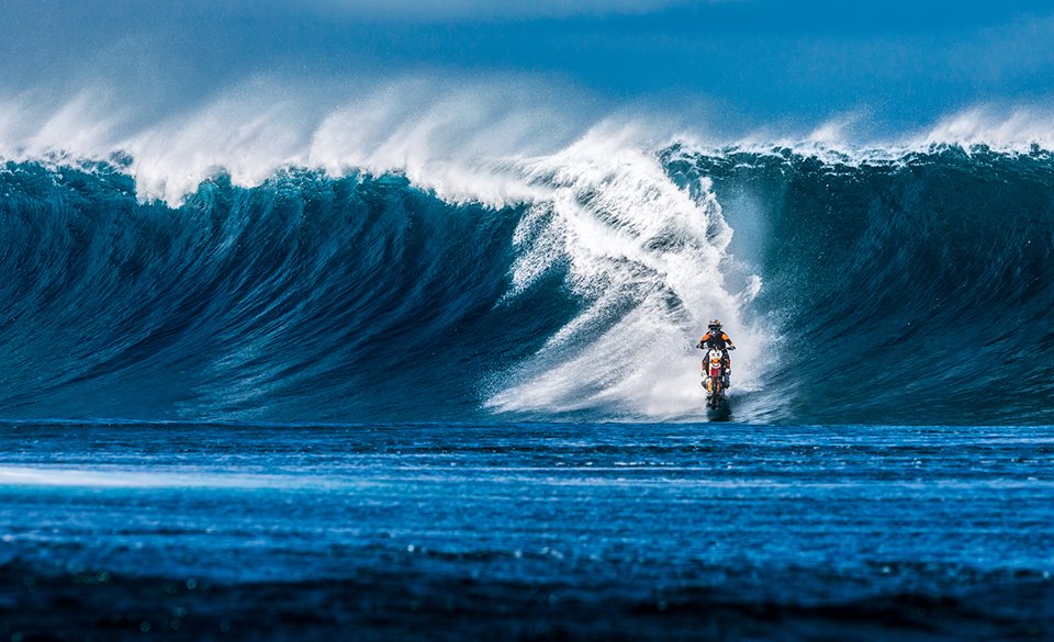 Robbie Maddison a jeho nový kousek. 