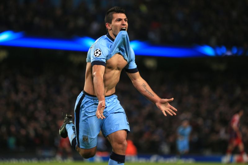 Kanonýr City Sergio Agüero. 