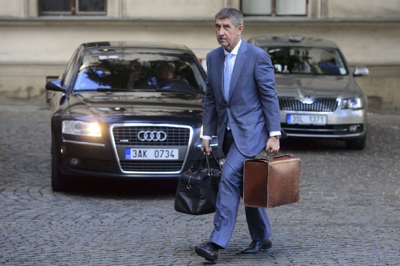 Ministr financí Andrej Babiš (ANO).