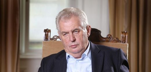 Preziident Miloš Zeman.