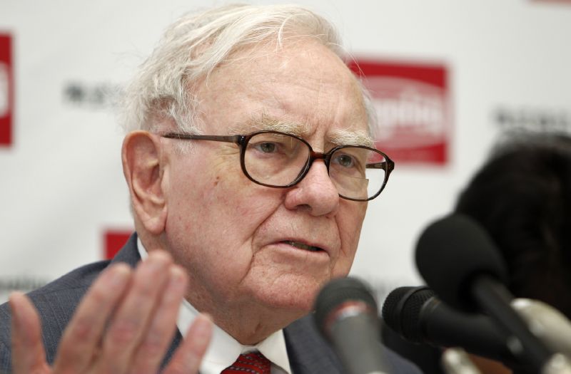 Třetí nejbohatší muž světa investor Warren Buffet.
