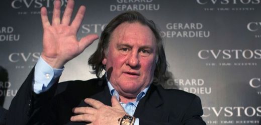 Francouzský herec Gérard Depardieu.