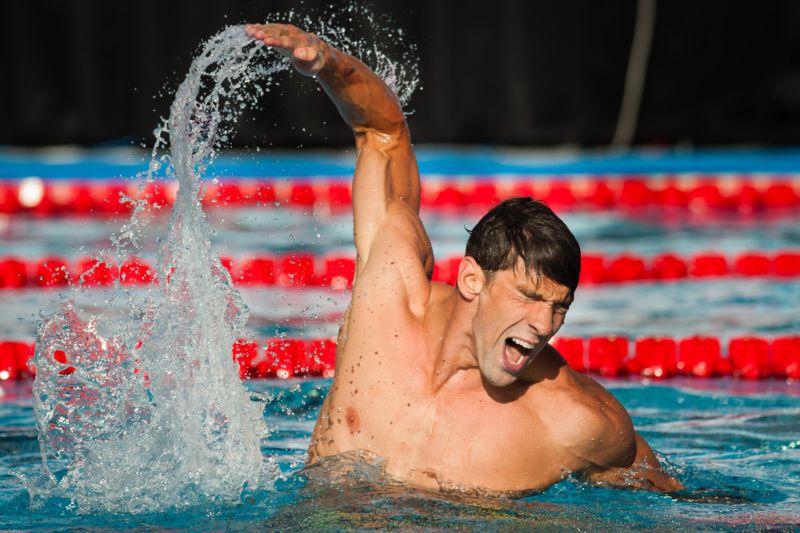 Americký plavec Michael Phelps.