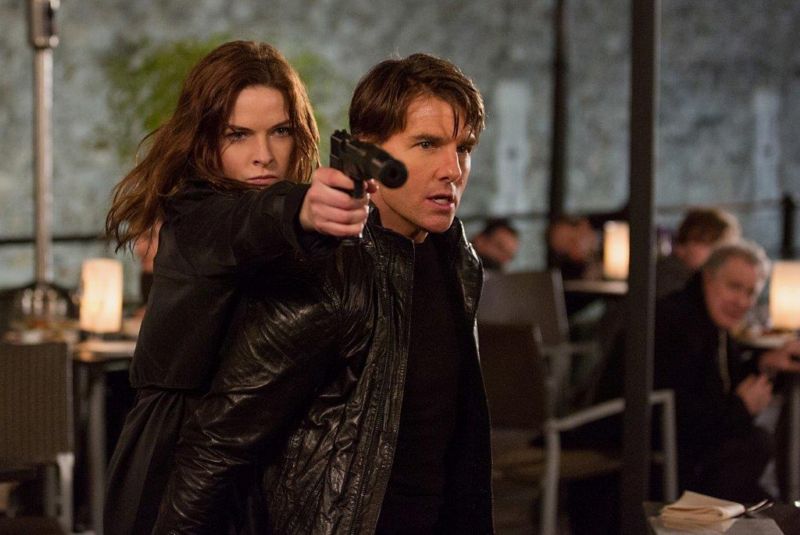 Rebecca Fergusonová a Tom Cruise v novém pokračování filmu Mission: Impossible.