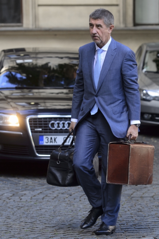 Ministr financí Andrej Babiš. Ministr financí Andrej Babiš.
