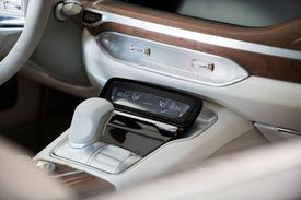 Luxusní interiér zapůsobí světlou kůží a dřevěnými dekory.