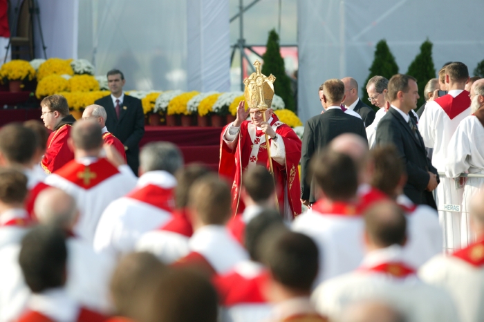 V roce 2009 přijel do Staré Boleslavi papež Benedikt XVI.