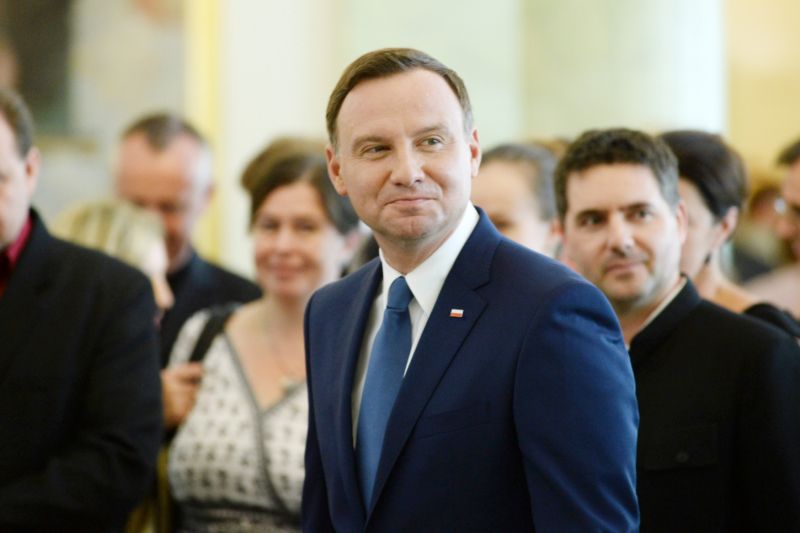Polský prezident Andrzej Duda.