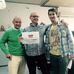 Zleva Martin Kůla a Leon Sverdlin. Zdroj: Facebook Mark BBDO.