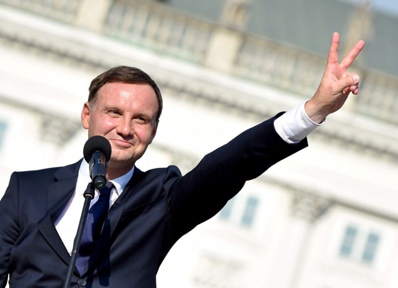 Polský prezident Andrzej Duda. Polský prezident Andrzej Duda.