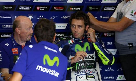 Valentino Rossi mohl urvat na letošní Grand Prix Česka rekord, ale nakonec se musel spokojit jen se třetím místem.