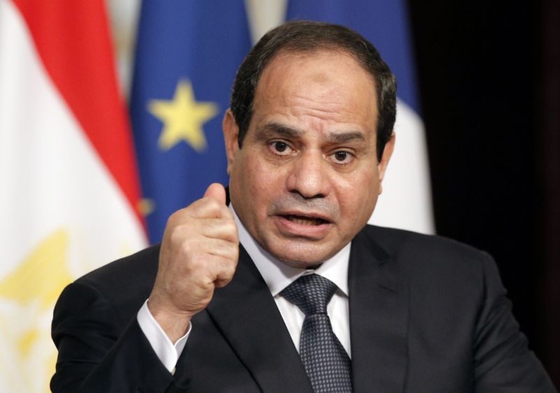 Egyptský prezident Abdal Fattáh Sísí.