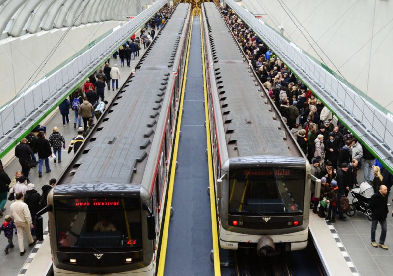Pražské metro A (ilustrační foto).