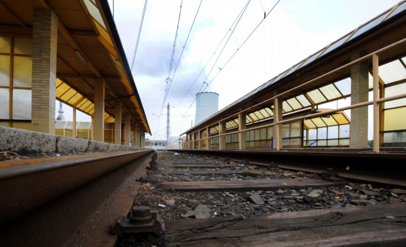 Tramvajová zastávka u Unipetrolu.