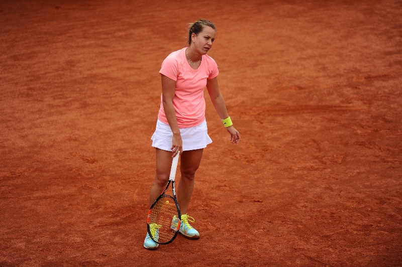 Tenistky Barbora Strýcová (na snímku) a Lucie Hradecká vypadly na turnaji v Cincinnati v prvním kole. Tenistky Barbora Strýcová (na snímku) a Lucie Hradecká vypadly na turnaji v Cincinnati v prvním kole.