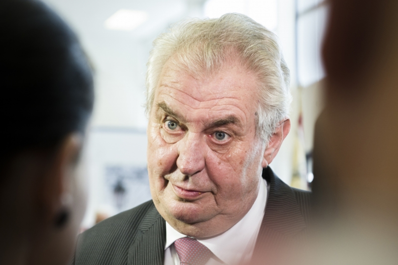 Prezident Miloš Zeman. Prezident Miloš Zeman.