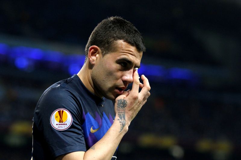 Argentinský fotbalista Nicolás Otamendi.