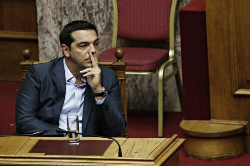 Řecký premiér Alexis Tsipras. Řecký premiér Alexis Tsipras.
