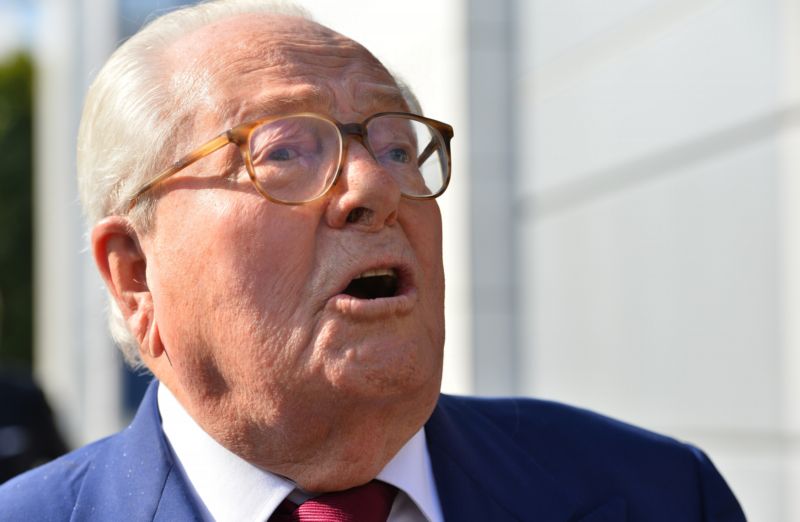 Bývalý předseda francouzské Národní fronty Jean-Marie Le Pen.