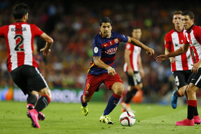 Zápas FC Barcelona 1-1 Athletic Bilbao.