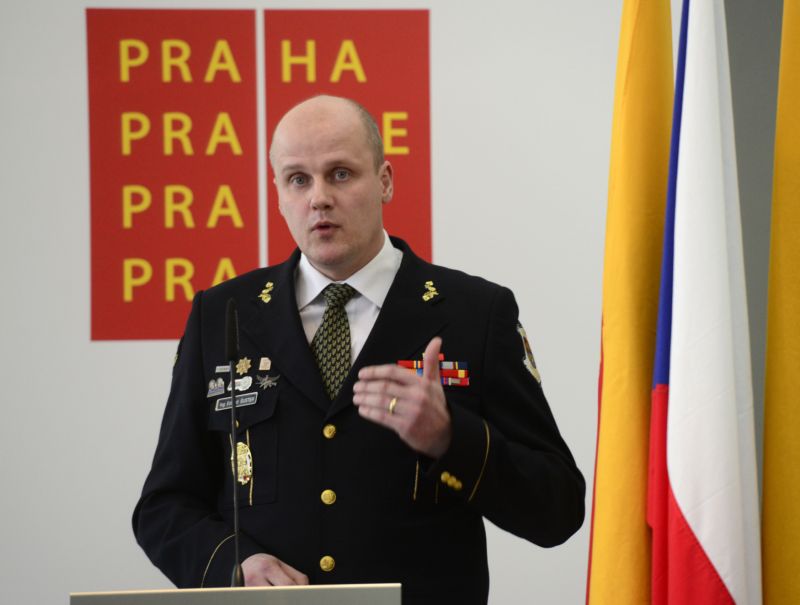 Ředitel pražských strážníků Eduard Šuster. Ředitel pražských strážníků Eduard Šuster.