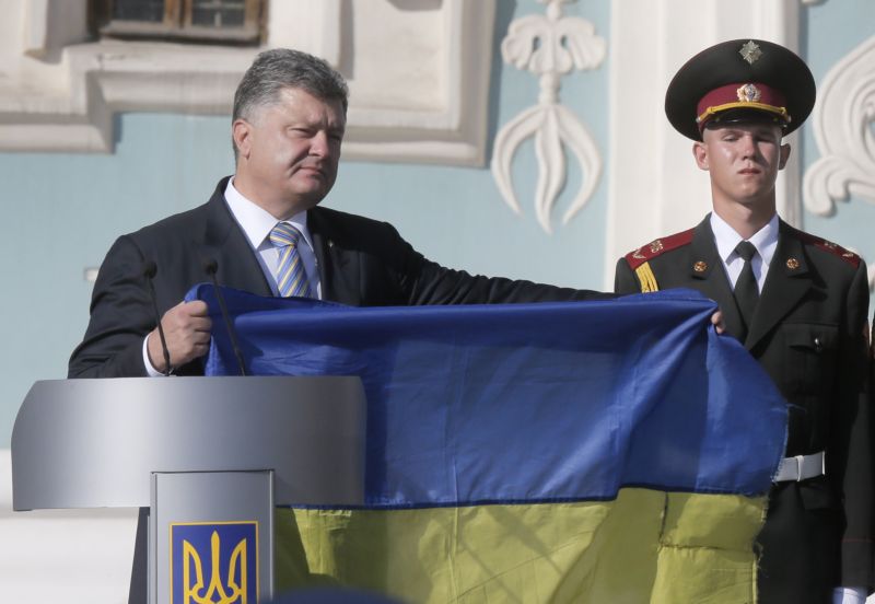 Ukrajinský prezident Petro Porošenko.