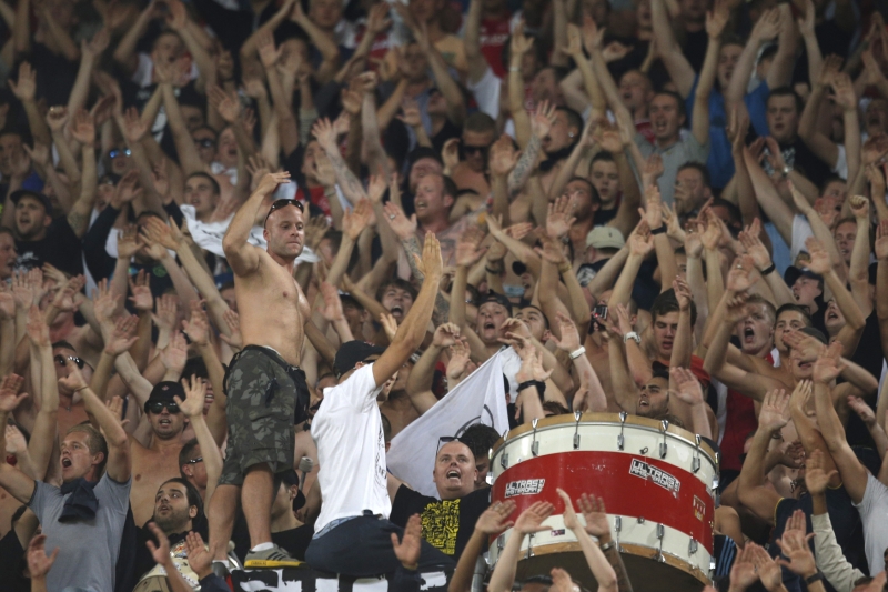 Fanoušci Ajaxu Amsterdam. Fanoušci Ajaxu Amsterdam.