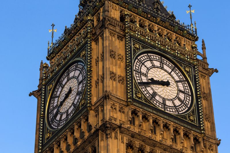 Londýnský Big Ben.