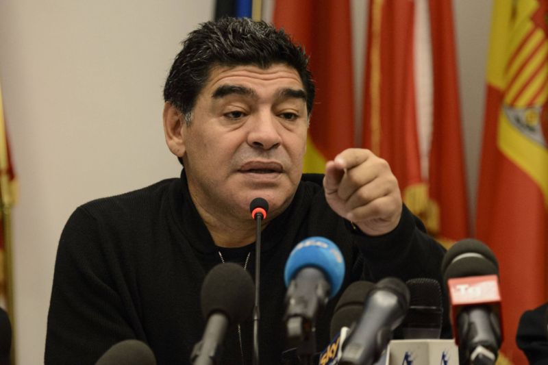 Legendární Diego Maradona.