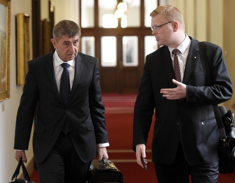 Andrej Babiš a Pavel Bělobrádek.