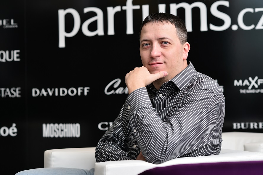 Radek Ondrášík, marketingový ředitel Parfums.cz. Foto: Radana Čechová.