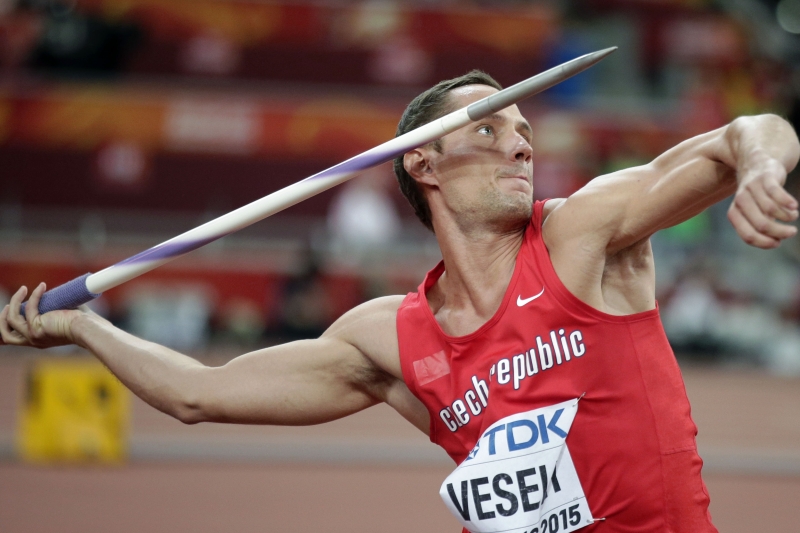 Český oštěpař Vítězslav Veselý. Český oštěpař Vítězslav Veselý.