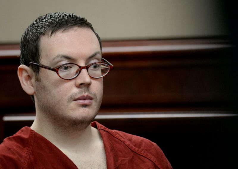 Odsouzený vrah James Holmes. Odsouzený vrah James Holmes.