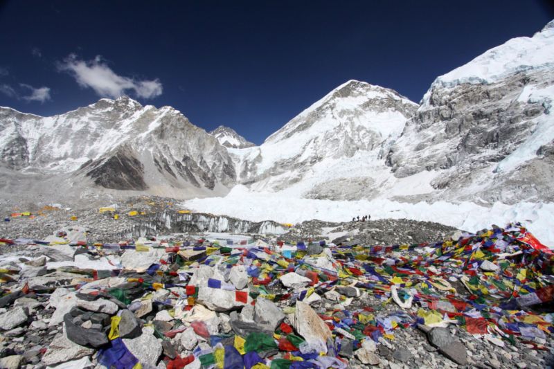 Stezka, která vede na Mount Everest po dubnovém zemětřesení nebezpečná.
