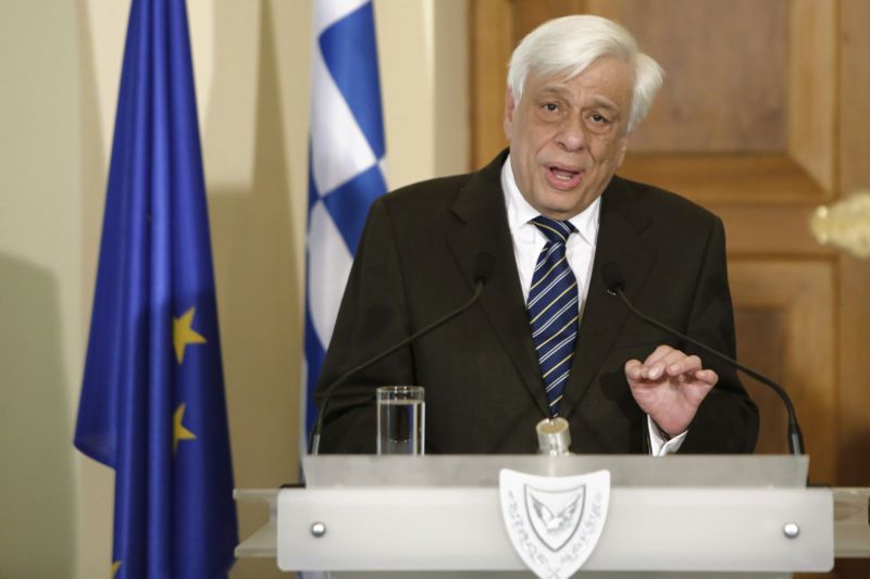 Řecký prezident Prokopis Pavlopulos.