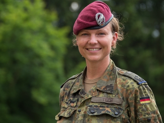 Polní lékařka Idiko Techová, bundeswehr.