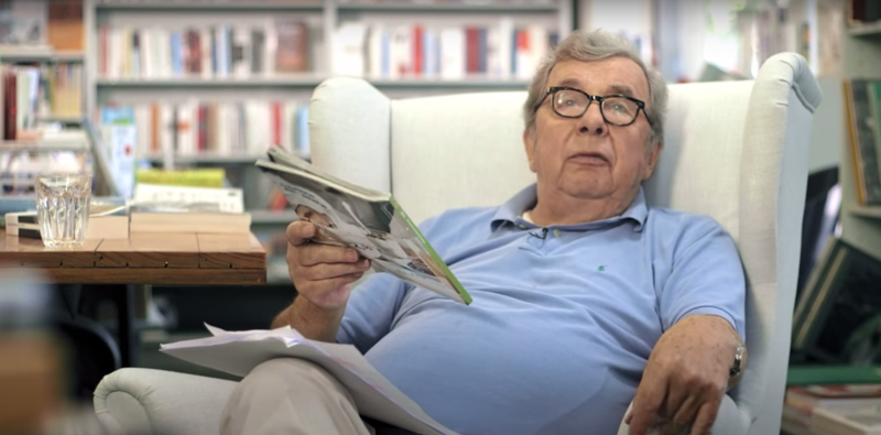 Hellmuth Karasek v kampani na nový katalog IKEA.