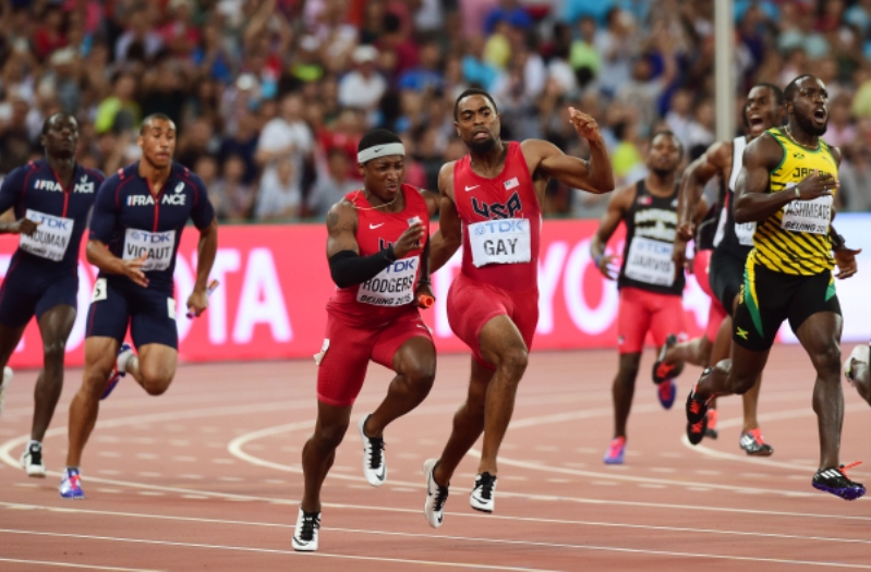 Tyson Gay s Mikem Rodgersem zkazili předávku.
