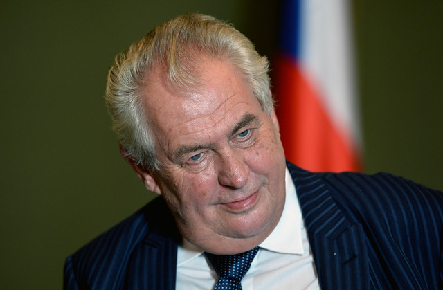 Prezident Miloš Zeman.