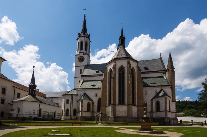 Vyšebrodský klášter s věží sv. Anny.