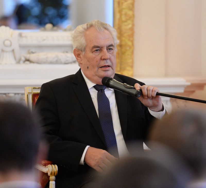 Prezident Miloš Zeman.