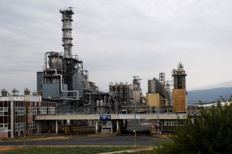Petrochemický areál Unipetrolu v Záluží.