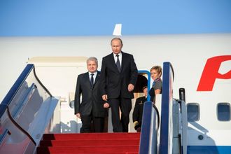 Dorazil i ruský prezident Vladimir Putin.