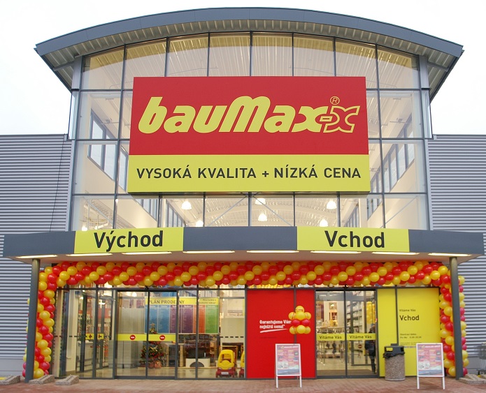 Prodejna bauMax ve Znojmě. Zdroj: Baumax.com