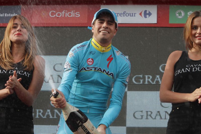 Cyklista Mikel Landa. 
