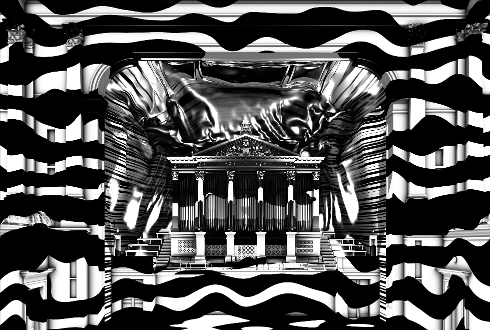 Videomapping v Rudolfinu.