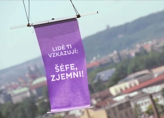 Kampaň čokolády Milka.