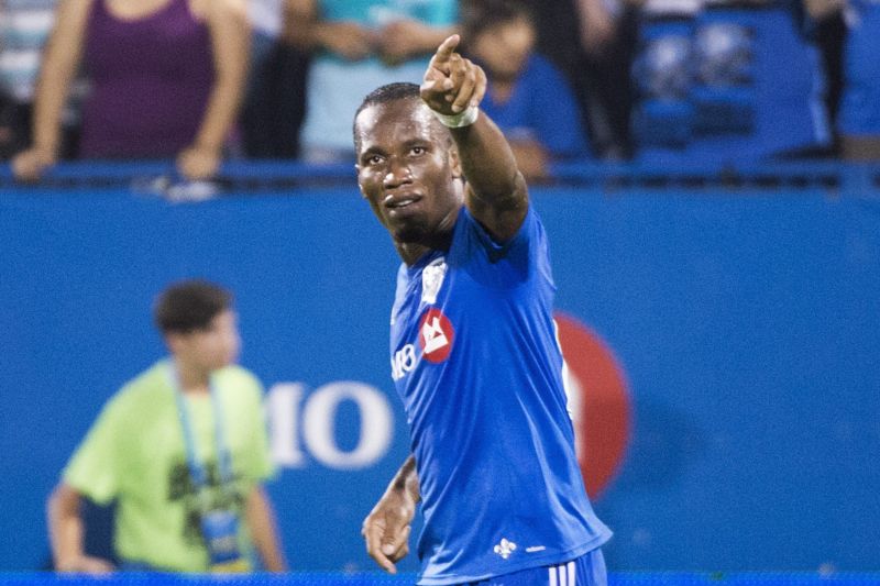 Hvězdný útočník Didier Drogba. 