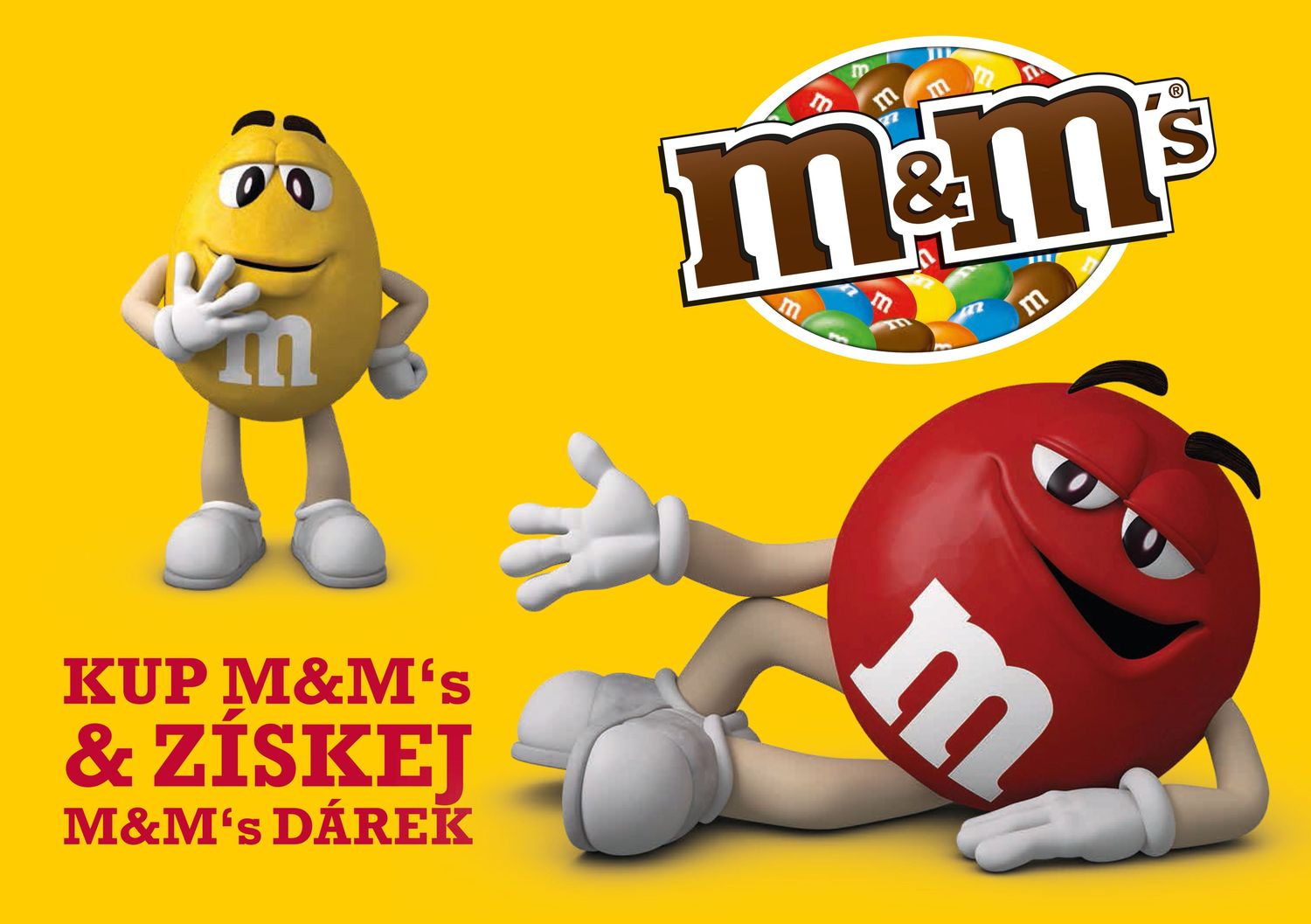 Kampaň M&M´s.