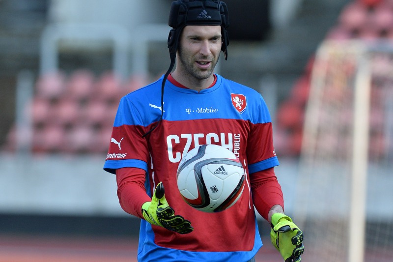 Gólman "repre" Petr Čech. 